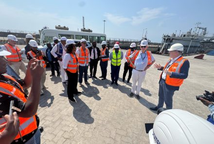 Discovering the South Region: Ambassador Jean Marc Châtaigner Visits the Port of Kribi