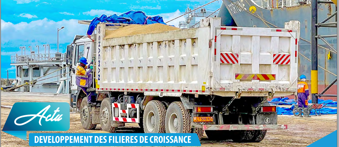 Développement des filières de croissance : du blé sur les quais du port de Kribi