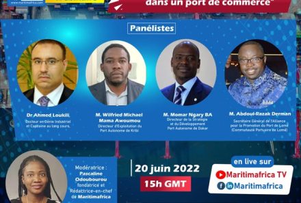 Premier webinaire sur le thème « Les piliers de la compétitivité dans un port de commerce »