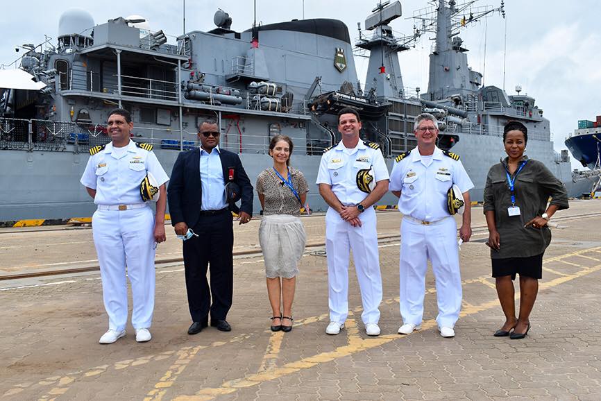Strengthening Maritime Cooperation: Brazilian Warship Docks at Kribi Port