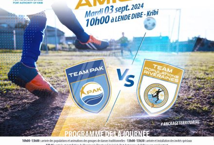 Match amical entre le PAK et les communautés riveraines