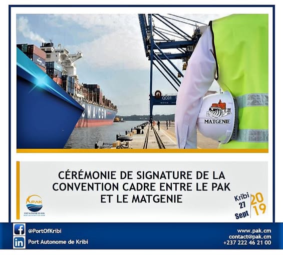 Cérémonie de signature de l’accord cadre entre PAK et MATGENIE