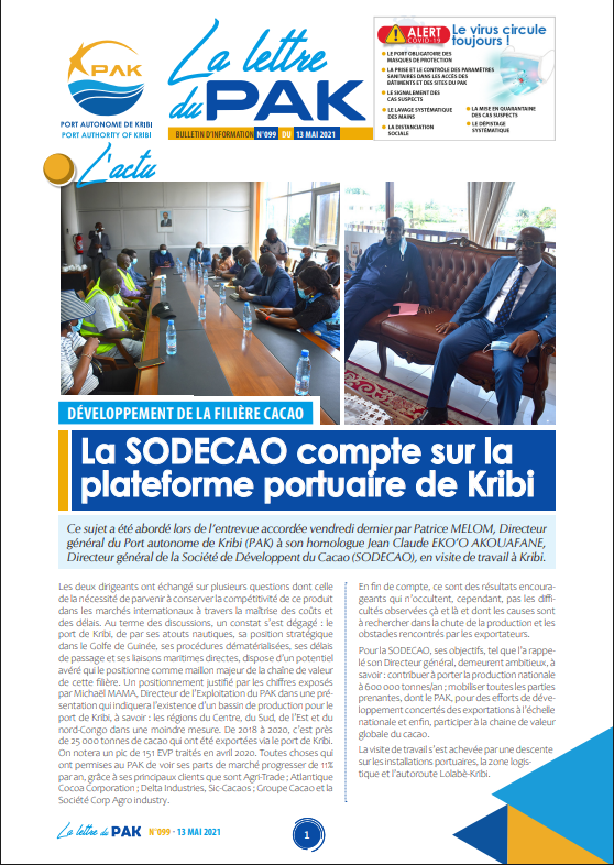 La Lettre du PAK n°099