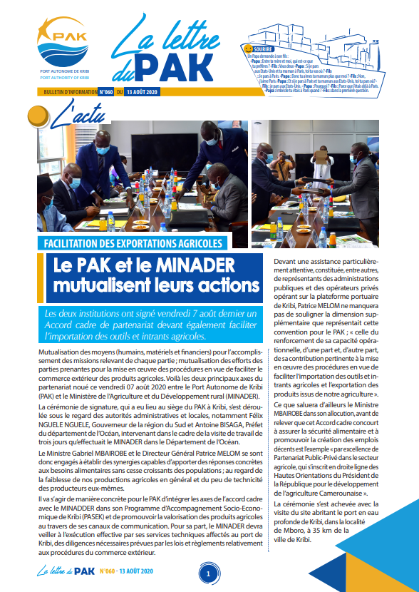 La Lettre du PAK n°060
