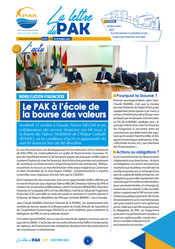 La Lettre du PAK n°071