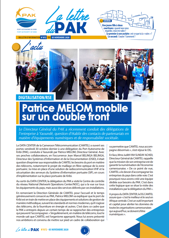 La Lettre du PAK n°072