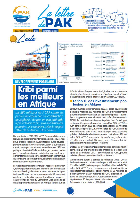 La Lettre du PAK n°073