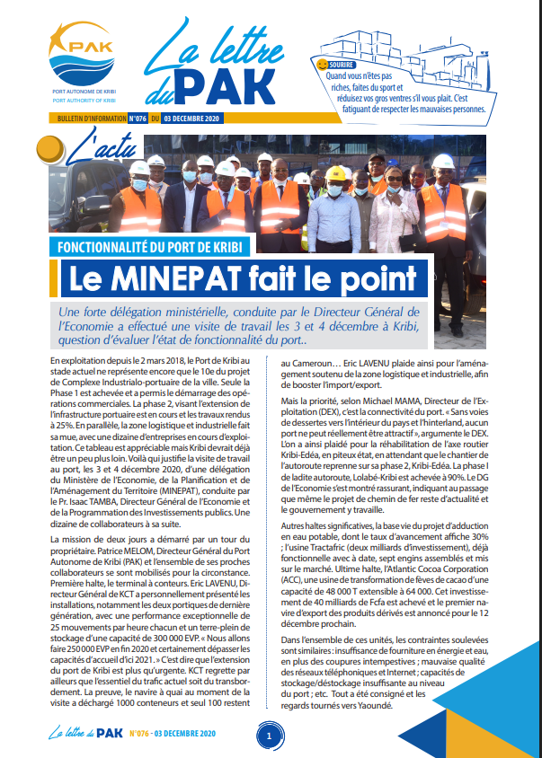 La Lettre du PAK  n°076