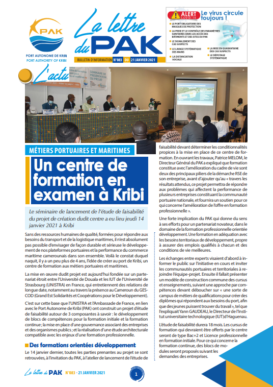 La Lettre du PAK n°083