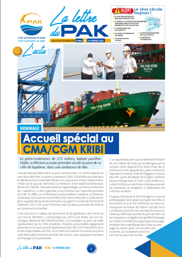 La Lettre du PAK n°086