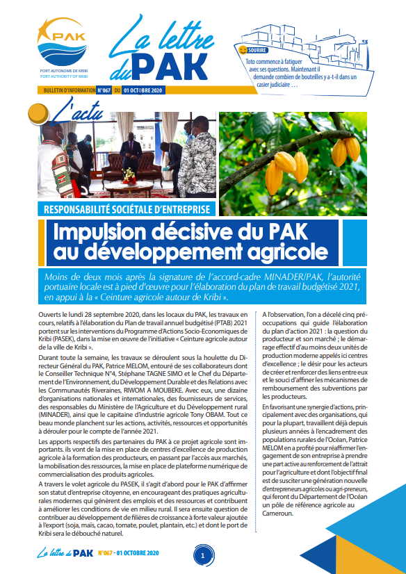 La Lettre du PAK n°067