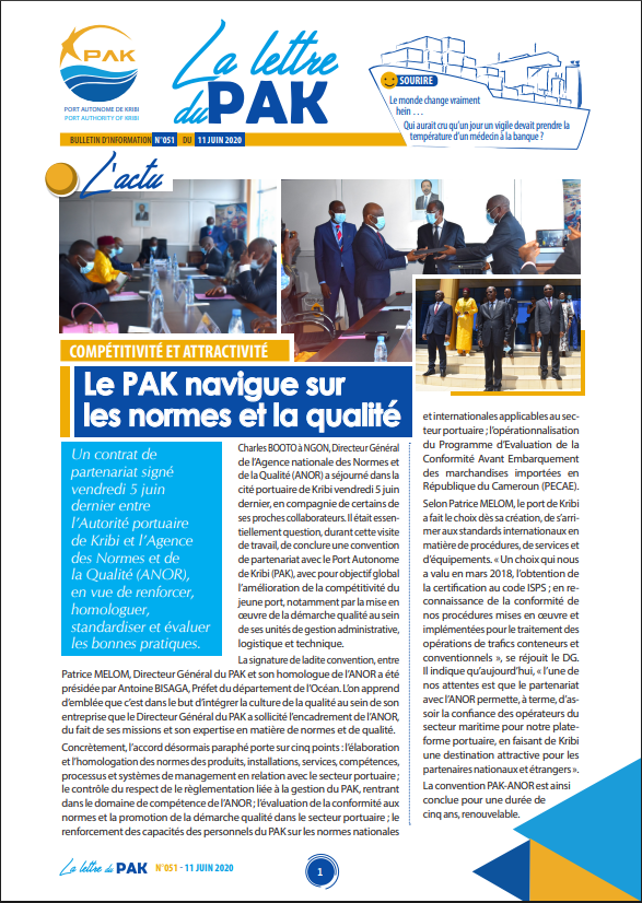 La Lettre du PAK n°051