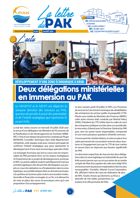 La Lettre du PAK n°059