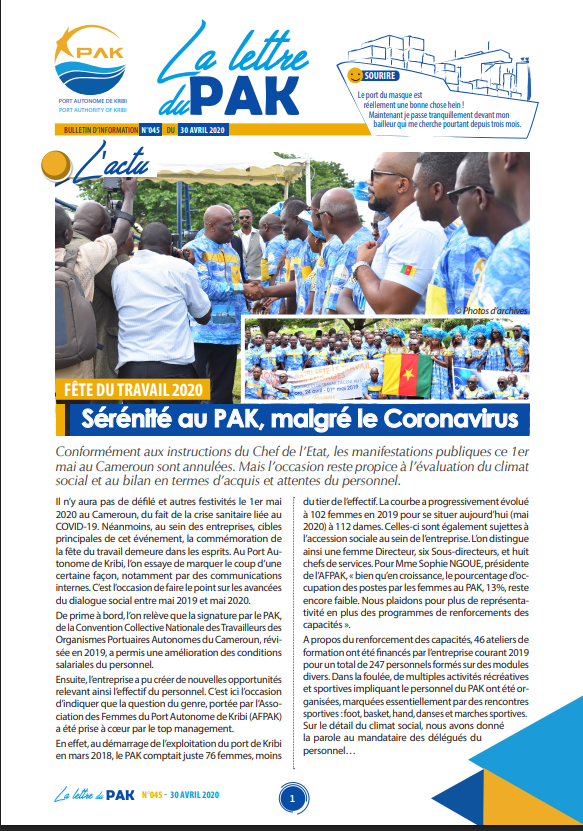 La Lettre du PAK n°045