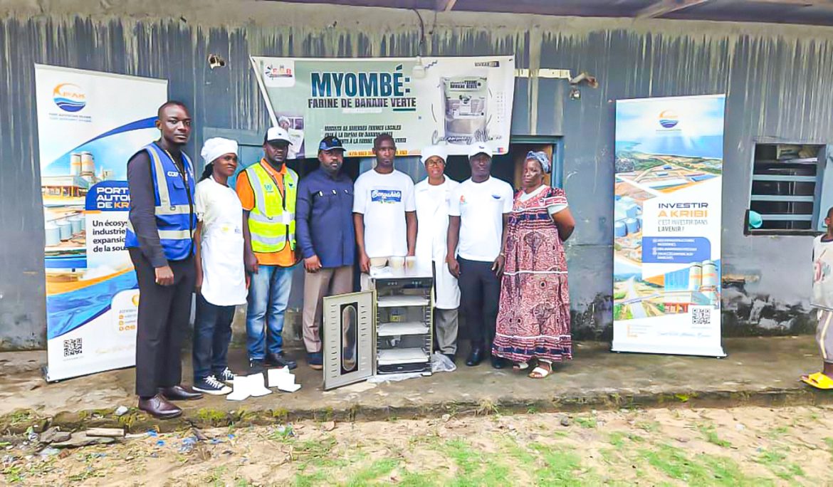 Le Port Autonome de Kribi remet un déshydrateur au GIC Espoir de Vie