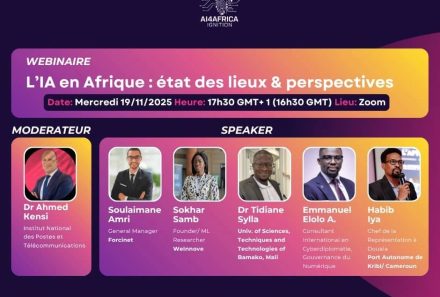 Le Port Autonome de Kribi participe au webinaire « L’IA en Afrique : état des lieux et perspectives »