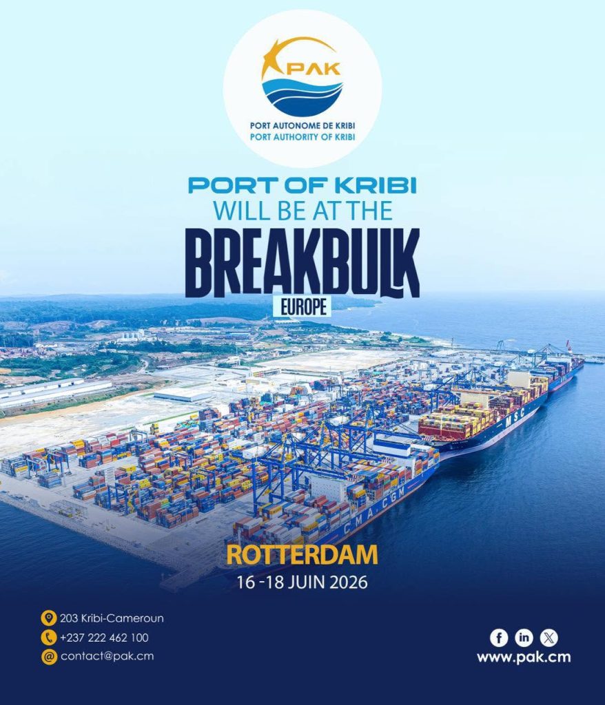 À Rotterdam, le Port Autonome de Kribi mettra en avant ses infrastructures de nouvelle génération, son offre logistique intégrée et les opportunités d’investissement offertes par son écosystème industrialo-portuaire, afin de renforcer sa visibilité sur la scène internationale et développer de nouveaux partenariats stratégiques.