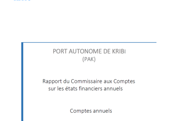 Rapport du Commissaire aux comptes et États financiers 2025